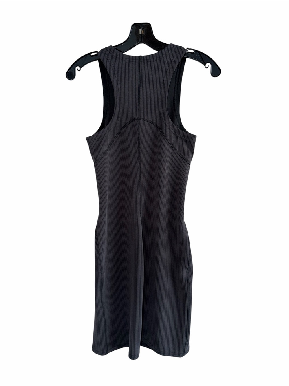 Lululemon Women Ribbed Softstreme Slim-Fit Tank Top Black Dress Size 4 - Picture 6 of 12
